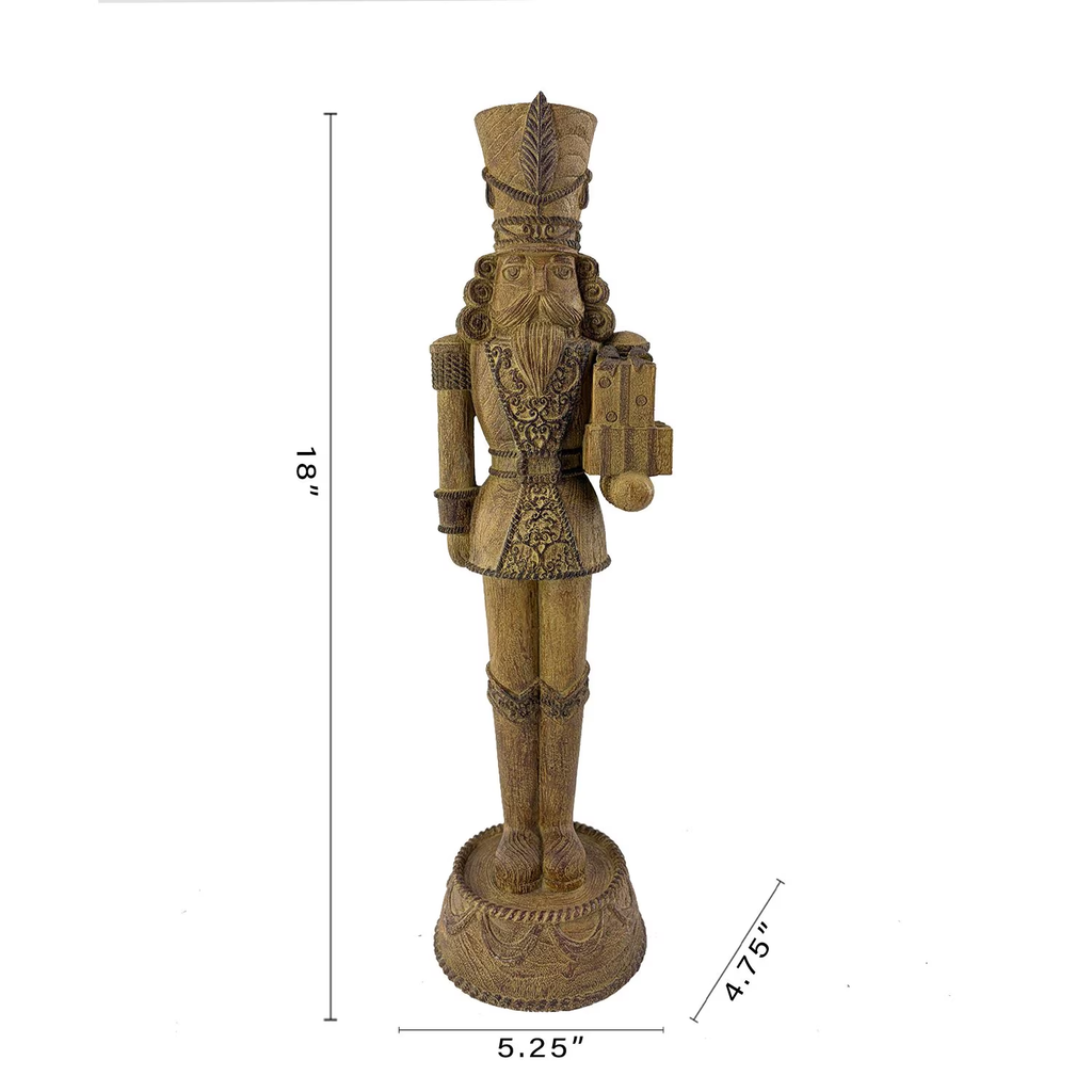 Classic Carved Nutcracker (3-Piece Set)
