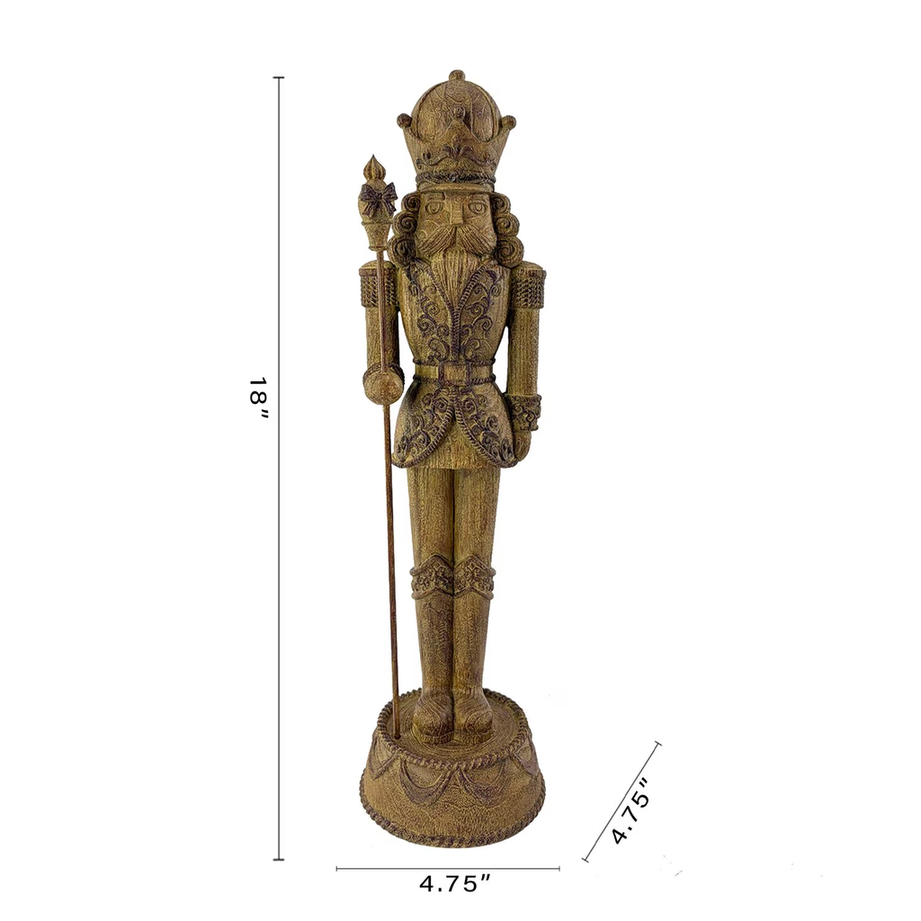 Classic Carved Nutcracker (3-Piece Set)