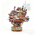 Dreamy Moving Castle 3D Wooden Puzzle with Lights, Motion & Music